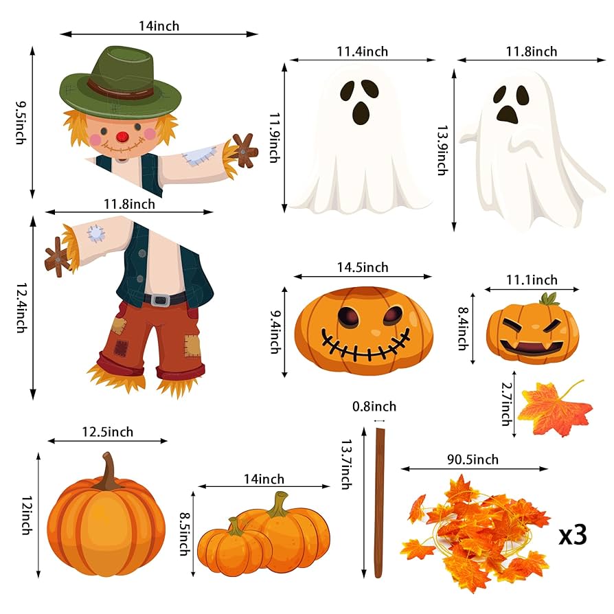 【Trick or Treat】ガレージキット Amazon.co.jp: Haooryx トランクまたはトリート 秋の装飾キット